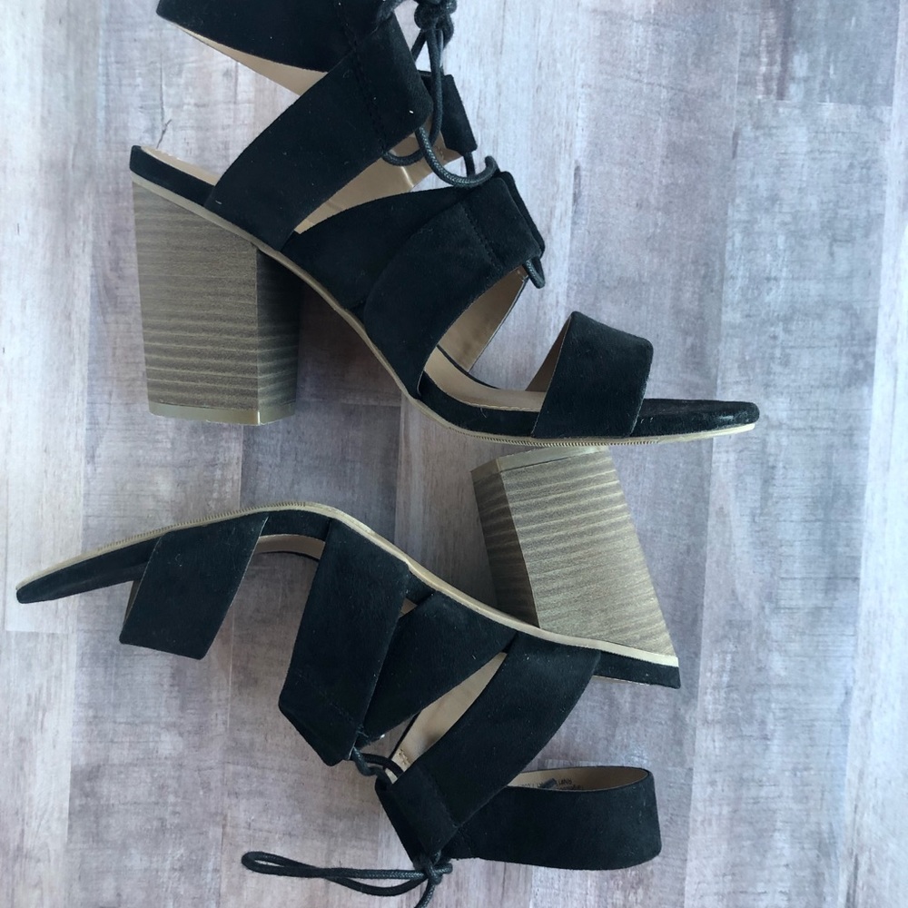 High heel lace up